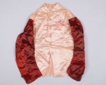 The Roberto colours worn by Lester Piggott when winning the 1973 Coronation Cup at Epsom