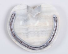 Racing plate worn by Provoke the 1965 St Leger winner
