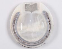 Racing plate of HM Queen Elizabeth II's racehorse Highclere