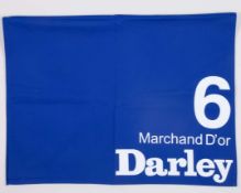 The No.6 number cloth race-used by Marchand D'Or when winning the 2008 July Cup
