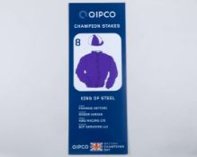 King Of Steel 2023 Champion Stakes Parade Pennant