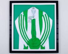 Oath's 1999 Epsom Derby winning silks signed by Henry Cecil