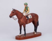 Beswick Connoisseur model of Nijinsky with Lester Piggott up,