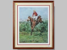 Limited edition prints of the steeplechasers Red Rum and Best Mate