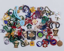 Collection of Irish racecourse members badges