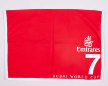 No.7 number cloth worn by the 2003 Dubai World Cup winner Moon Ballad