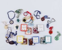 Collection of Newmarket and other racecourses members' badges