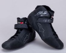 Michael Schumacher 2010 Mercedes GP Petronas F1 Team Signed Used Alpinestars&nbsp;Boots