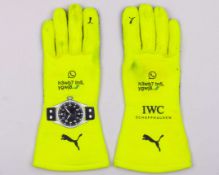 Lewis Hamilton 2024 Mercedes-AMG Petronas F1 Team Last Race Weekend Used Gloves