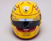 Lewis Hamilton 2025 Ferrari Signed Unofficial Full Size Replica Helmet
