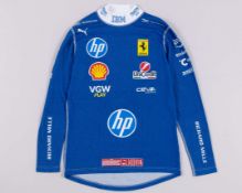 Lewis Hamilton 2025 Ferrari Used Monza Grand Prix Special Livery Nomex Top