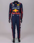 Max Verstappen 2025 Red Bull Racing Worn Race Suit - Proceeds to Kids in Mind Charity