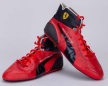 Charles Leclerc 2022 Ferrari Race Used Boots