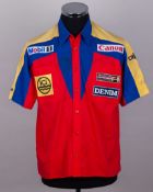 Sir Frank Williams Worn Team Shirt