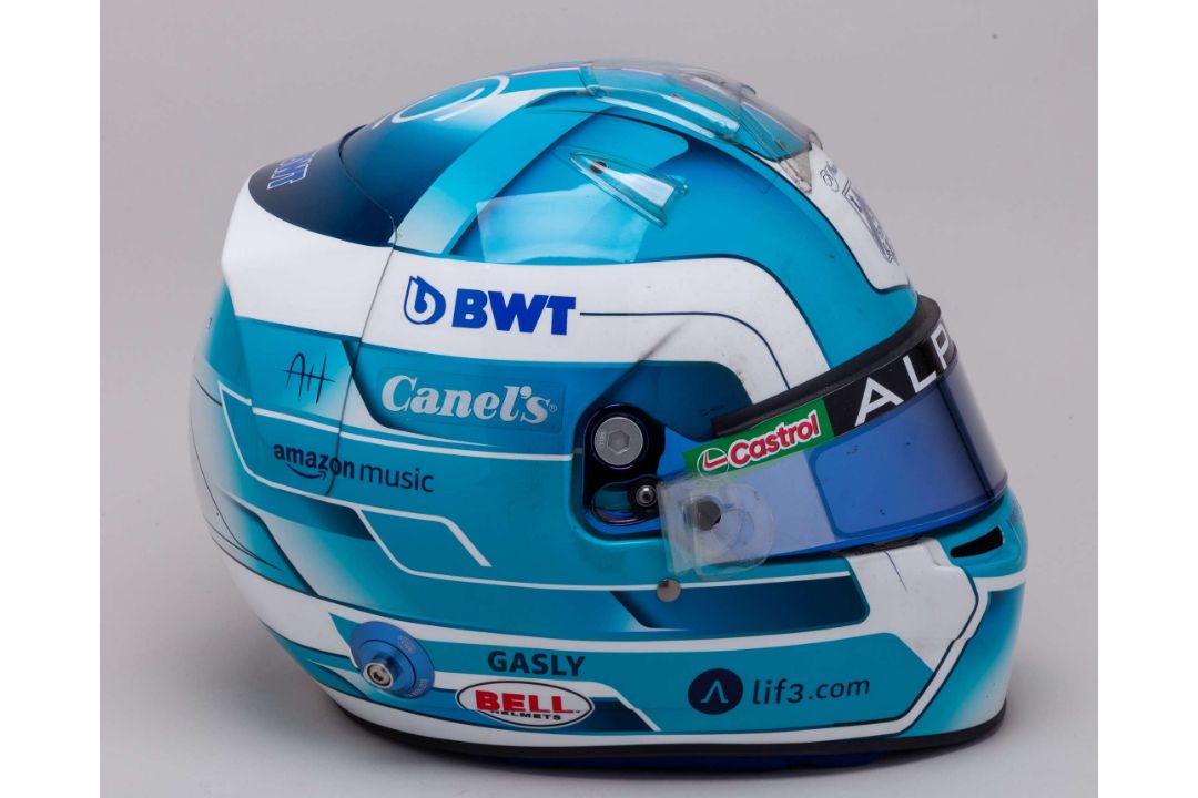 Pierre Gasly 2024 United States Grand Prix Signed Race Weekend Helmet - Image 3 of 14