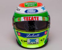 Adrian Fernandez 1999 Patrick Racing Team Signed Race Used IndyCar Helmet