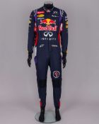 Sebastian Vettel 2014 Red Bull Racing Signed Used Race Suit - Russian Grand Prix