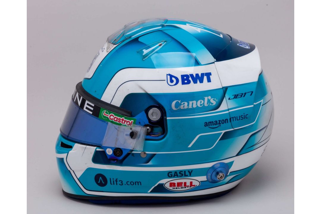 Pierre Gasly 2024 United States Grand Prix Signed Race Weekend Helmet - Image 2 of 14