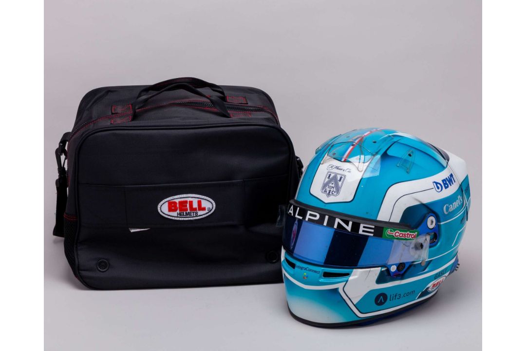 Pierre Gasly 2024 United States Grand Prix Signed Race Weekend Helmet - Image 9 of 14