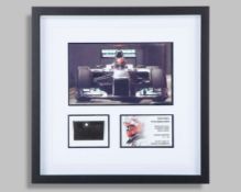 6 x Formula One World Champions Used Car Part Framed Display