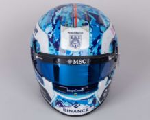 Pierre Gasly 2025 Emilia Romagna Grand Prix Signed Race Used Helmet