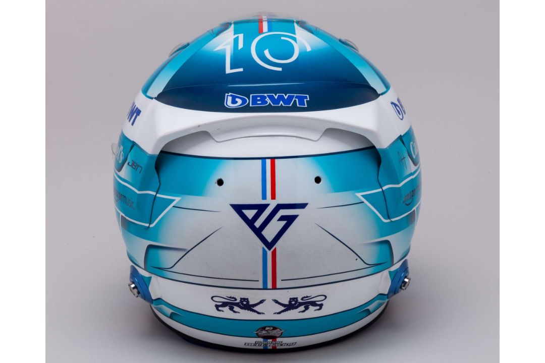 Pierre Gasly 2024 United States Grand Prix Signed Race Weekend Helmet - Image 4 of 14