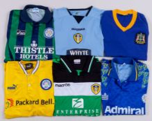 Six replica Leeds United shirts&nbsp;