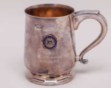 A white-metal and enamel tankard Leeds United tankard&nbsp;