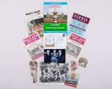 West Ham United 1960s autographs including Bobby Moore and programmes