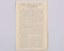 Leeds United v. Bradford Park Avenue match programme, 1st May 1946