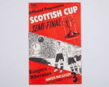 Rangers v. Hibernian Scottish Cup Semi-Final, match programme, 27th March 1948