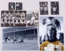 Selection of Arsenal autographs including a 1960s team line-up