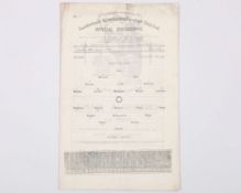 Sunderland v. Leeds United match programme, 28th August 1943