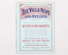 Piggotts v. Arden Hill, Holt Cup Final, match programme, 1st April 1907