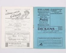 West Bromwich Albion Reserves v. Leeds United Reserves, match programme, 12th October 1935