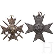 Bulgarisches Tapferkeitskreuz und Kreuz für Kriegshilfsdienste 1916