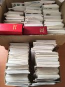STAMPS: TWO BOXES OF GB,