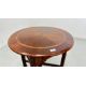 A REPRODUCTION MAHOGANY FINISH SINGLE DRAWER LAMP TABLE WITH CIRCULAR TOP DIAMETER 63CM HEIGHT 56CM. - Image 6 of 8