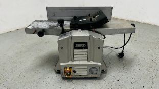 DRAPER ELECTRIC BENCH MOUNTED PLANER 1500 WATT - SOLD AS SEEN.