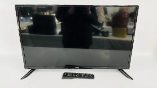 LOGIK 32 INCH TELEVISION WITH REMOTE - SOLD AS SEEN.