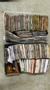TWO BOXES OF ASSORTED RECORDS 45RPM.