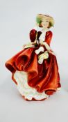 TWO ROYAL DOULTON BONE CHINA COLLECTORS FIGURES TO INCLUDE 