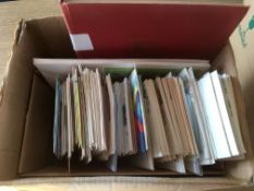 STAMPS: BOX WITH COCOS (KEELING) ISLANDS DUPLICATED MNH IN STOCKBOOK, FIRST DAY COVERS,