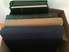 STAMPS: A COLLECTION IN FIVE VOLUMES, MAINLY MINT WITH MUCH UNMOUNTED, EUROPAS, SAN MARINO, FRANCE,