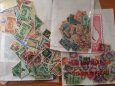 STAMPS: NEW ZEALAND: EXTENSIVE DUPLICATED MIXED INT IN SEVEN STOCKBOOKS, IN PACKETS ETC.