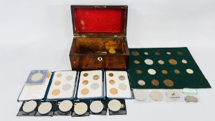 A BOX OF MIXED UK COINAGE.