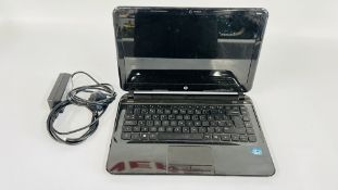 HP PAVILION LAPTOP COMPUTER WITH CHARGER (UNLOCKED, DATA WIPED) - SOLD AS SEEN.