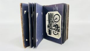 AN ALBUM & CONTENTS TO INCLUDE A COLLECTION OF 1940'S WEST HAM SPEEDWAY PHOTOGRAPHS.