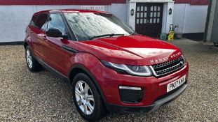2017 LAND ROVER RANGE ROVER EVOQUE SE TECH TD4, VRM PK17 KHA, FIRST REGISTERED 07/04/2017,