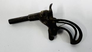 AN ANTIQUE STARTING PISTOL - NO POSTAGE OR PACKING AVAILABLE.